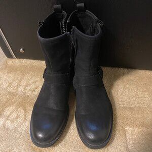 Motorcycle/Engineer Black Boots for Men by Kenneth Cole
